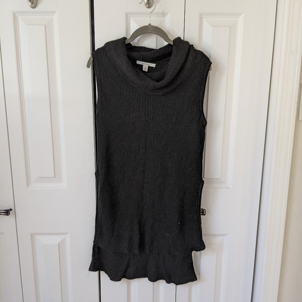 miami Black cowel neck sweater